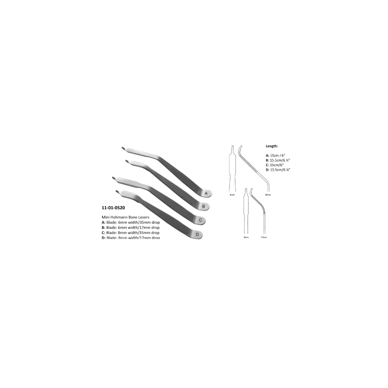 Mini Hohmann Bone Levers